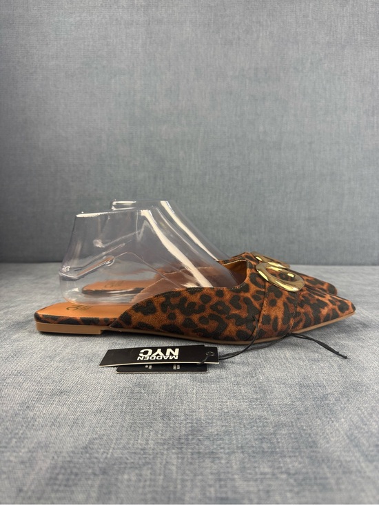 Madden Nyc Shoes - Madden NYC Womens Leopard Pointed Toe Slip On Mules Shoes SZ 8 New Coquette
